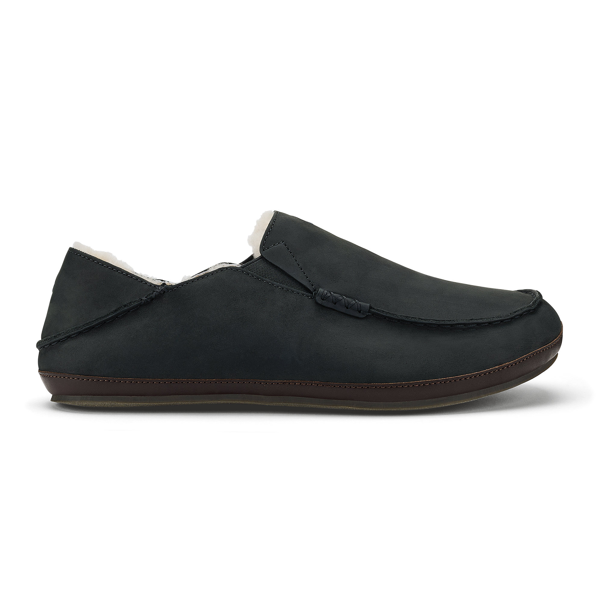 Moloā Slipper  -  Black / Dk Java