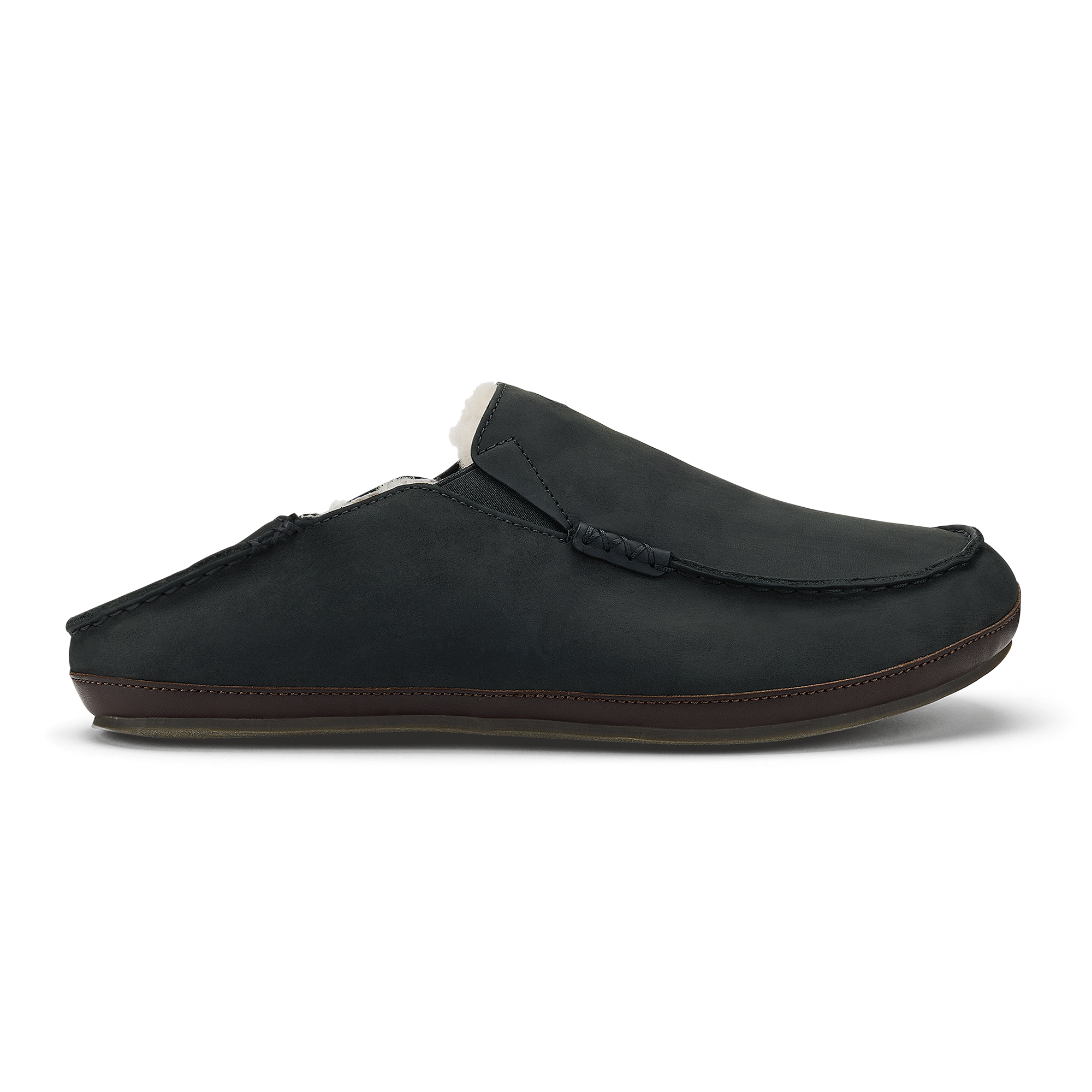 Moloā Slipper  -  Black / Dk Java