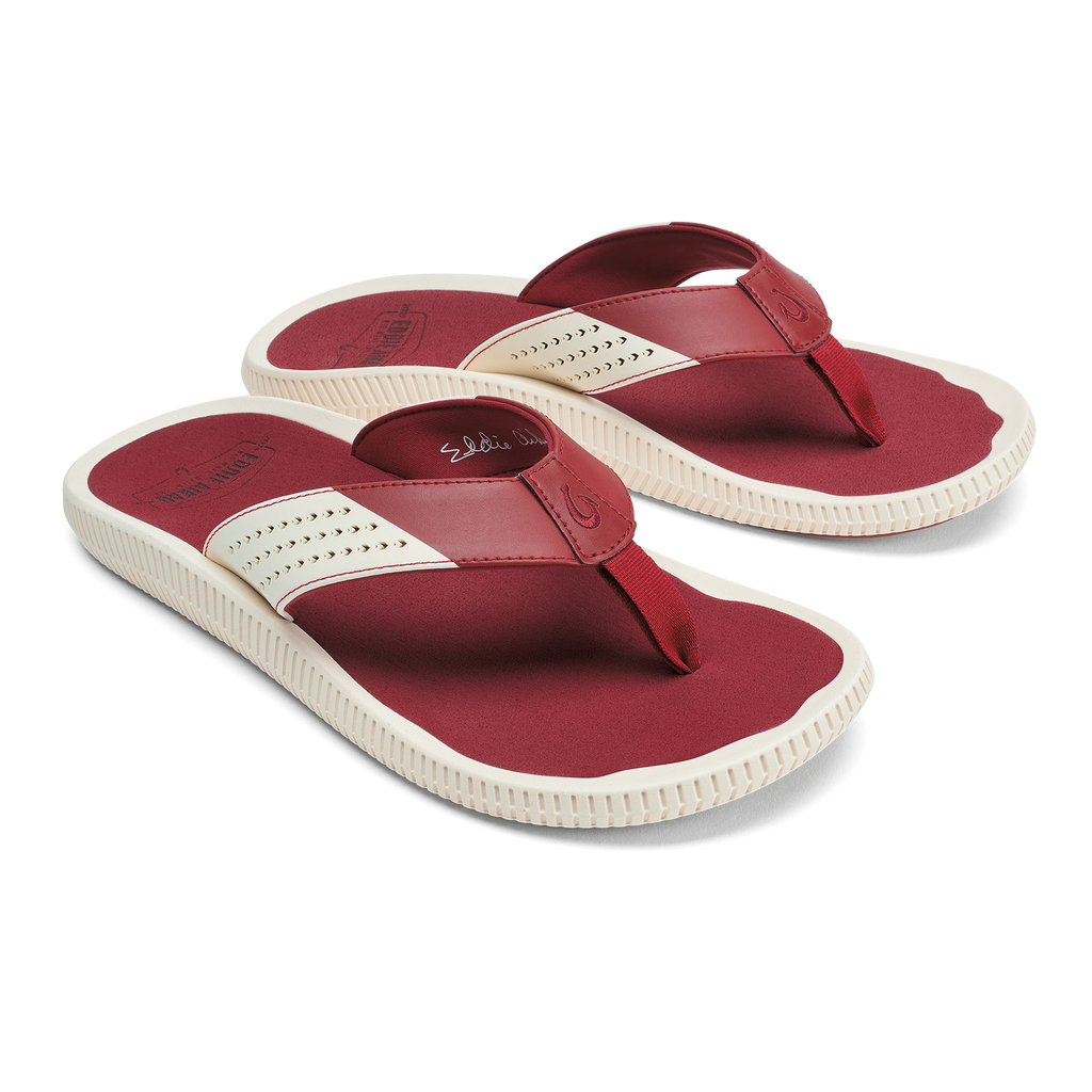 Ulele  -  Off White / Deep Red