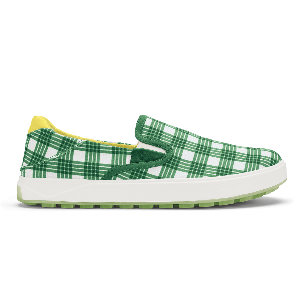 Wai‘alae Slip On - Medium Green / Bright White