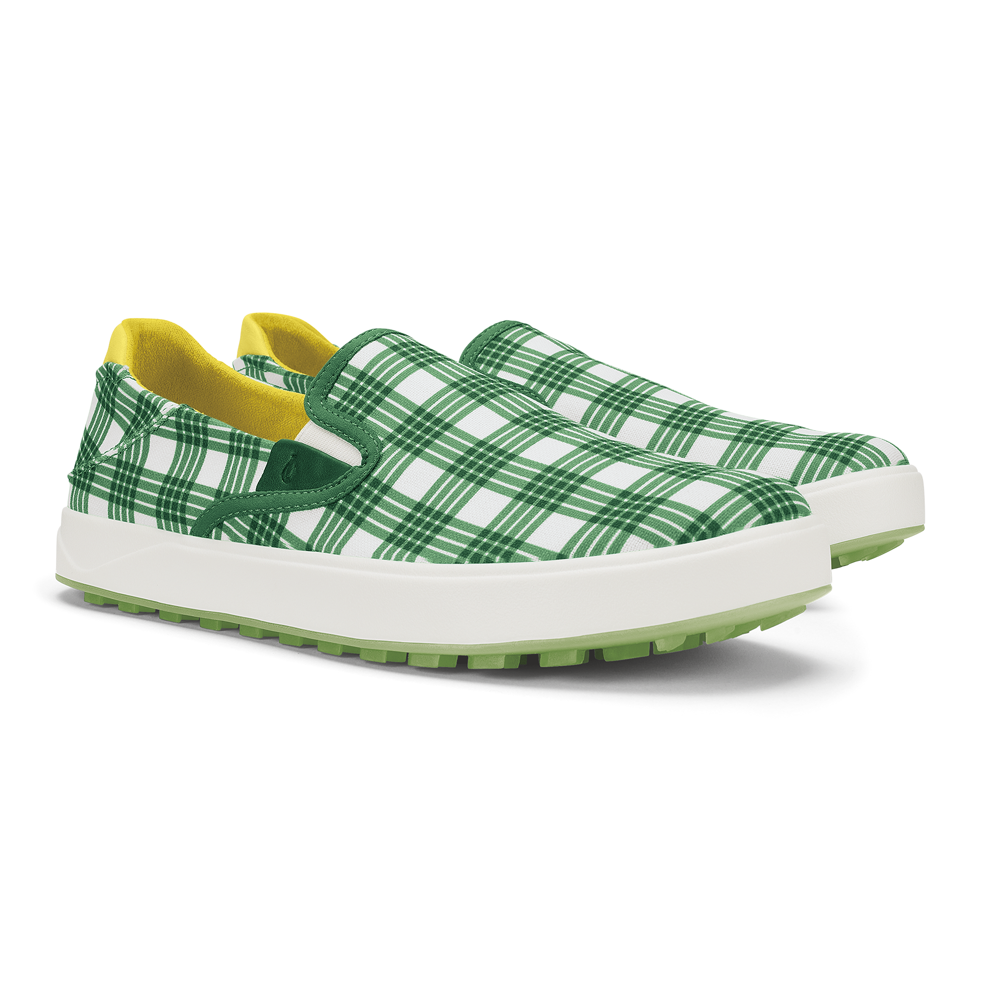 Wai‘alae Slip On - Medium Green / Bright White