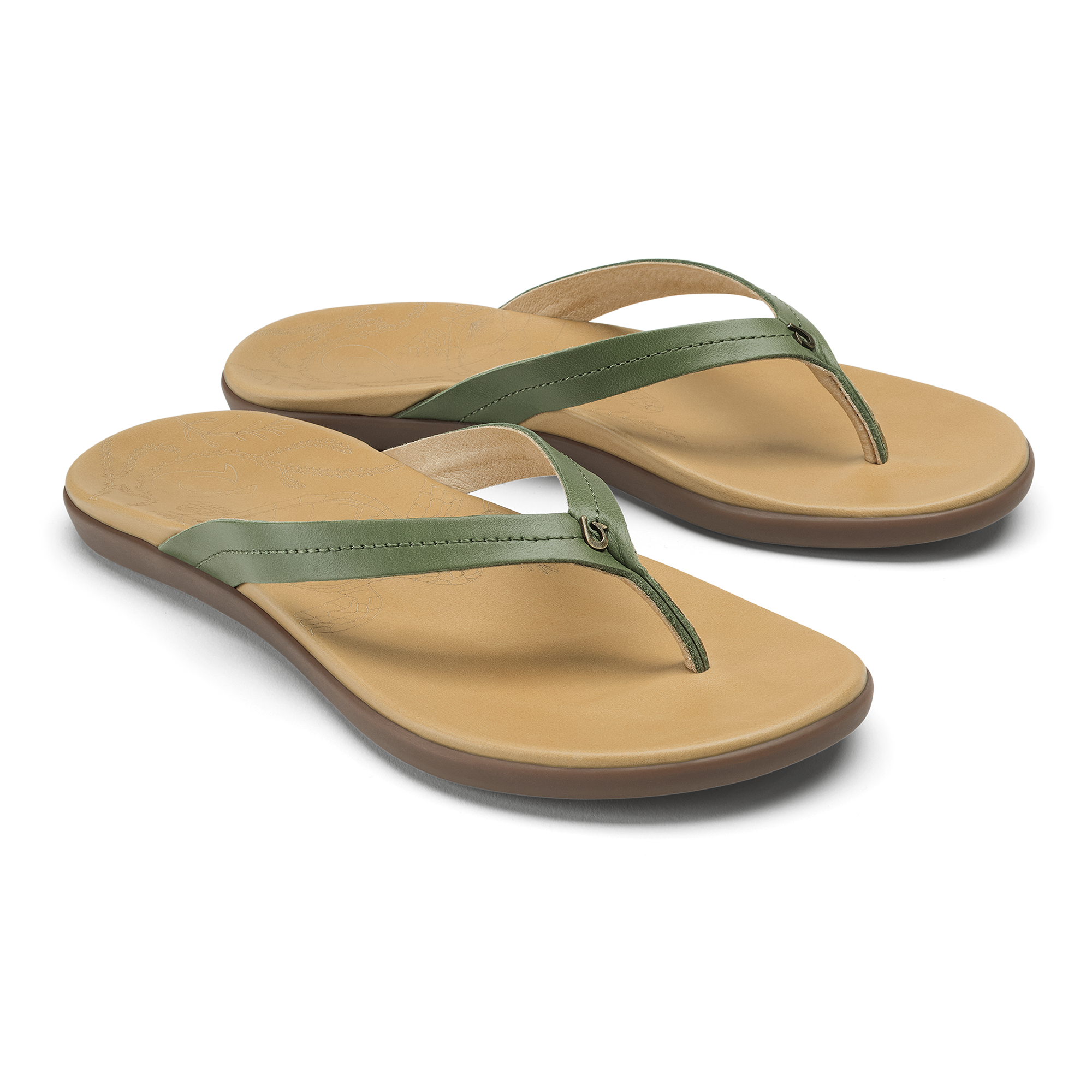 Honu  -  Green Olive / Golden Sand