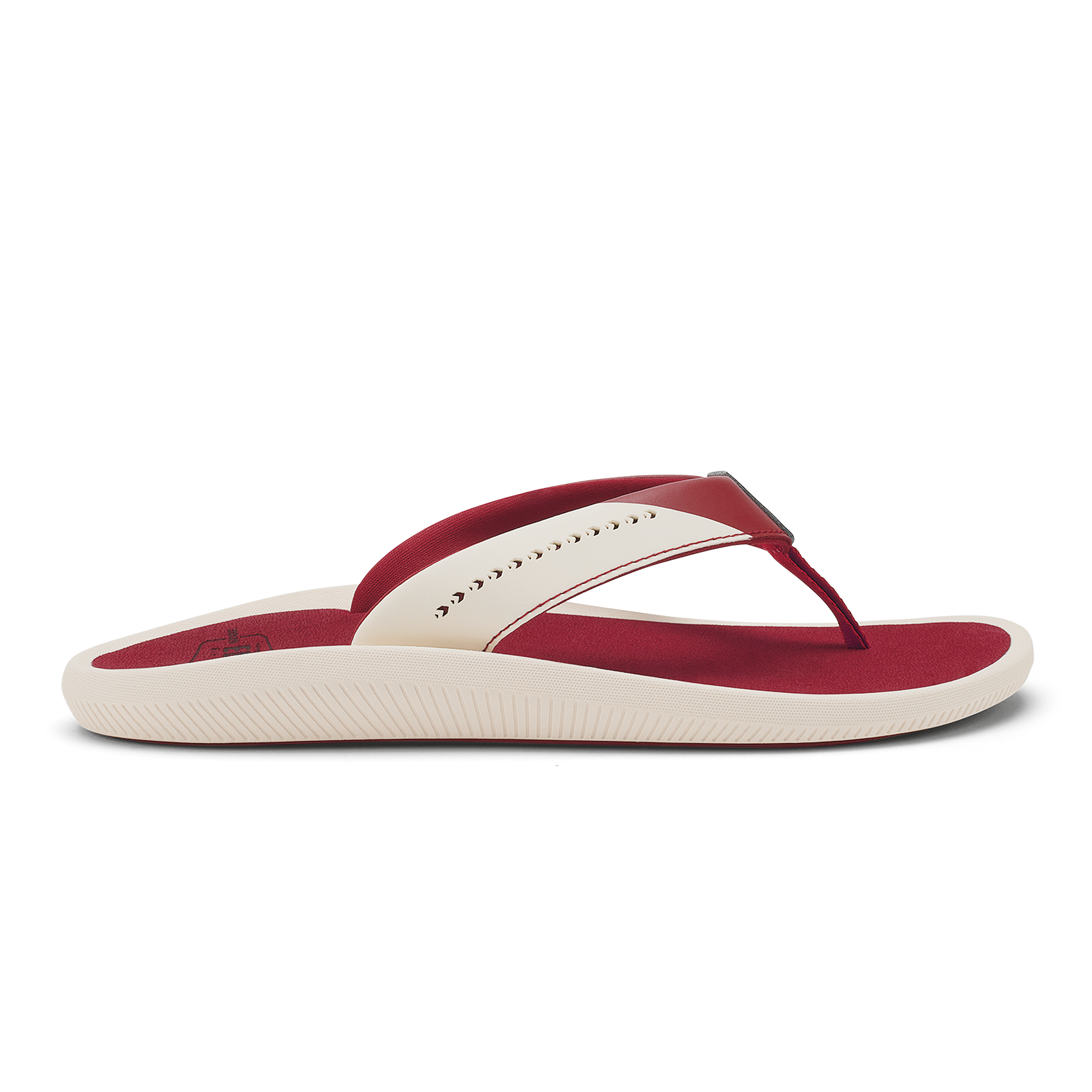 Ulele  -  Off White / Deep Red