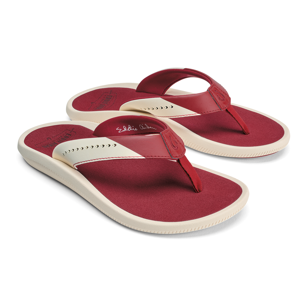 Ulele  -  Off White / Deep Red
