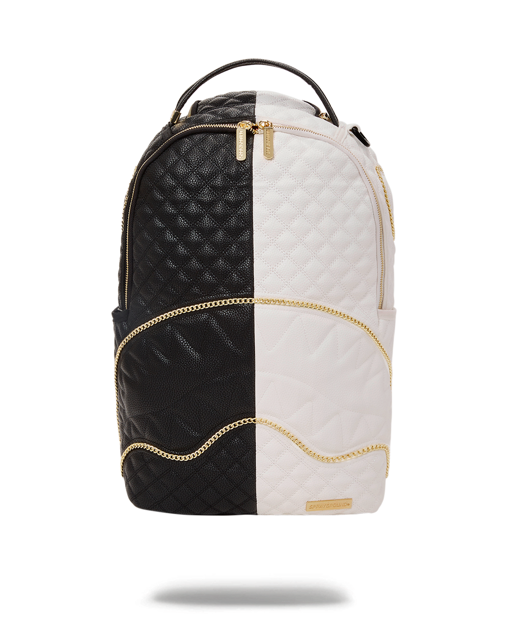 LEVELED UP SPLIT QUILT SHARK BACKPACK (DLXV)