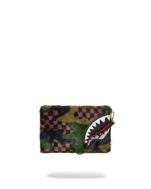BIG SKY FUR SHARK CROSSOVER CLUTCH
