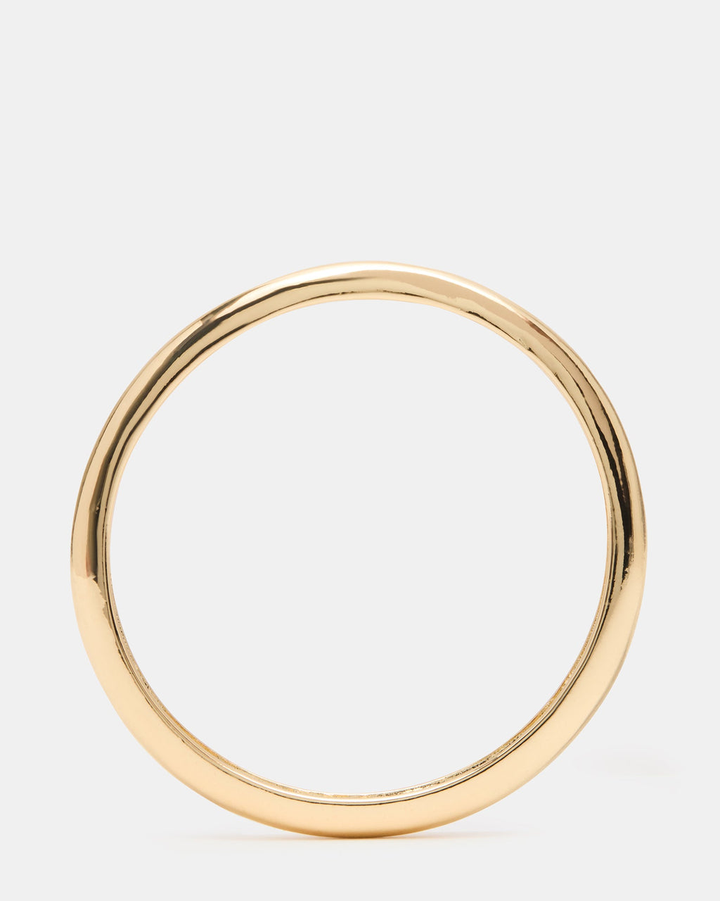 SKINNY BANGLE BAND BRACELET GOLD