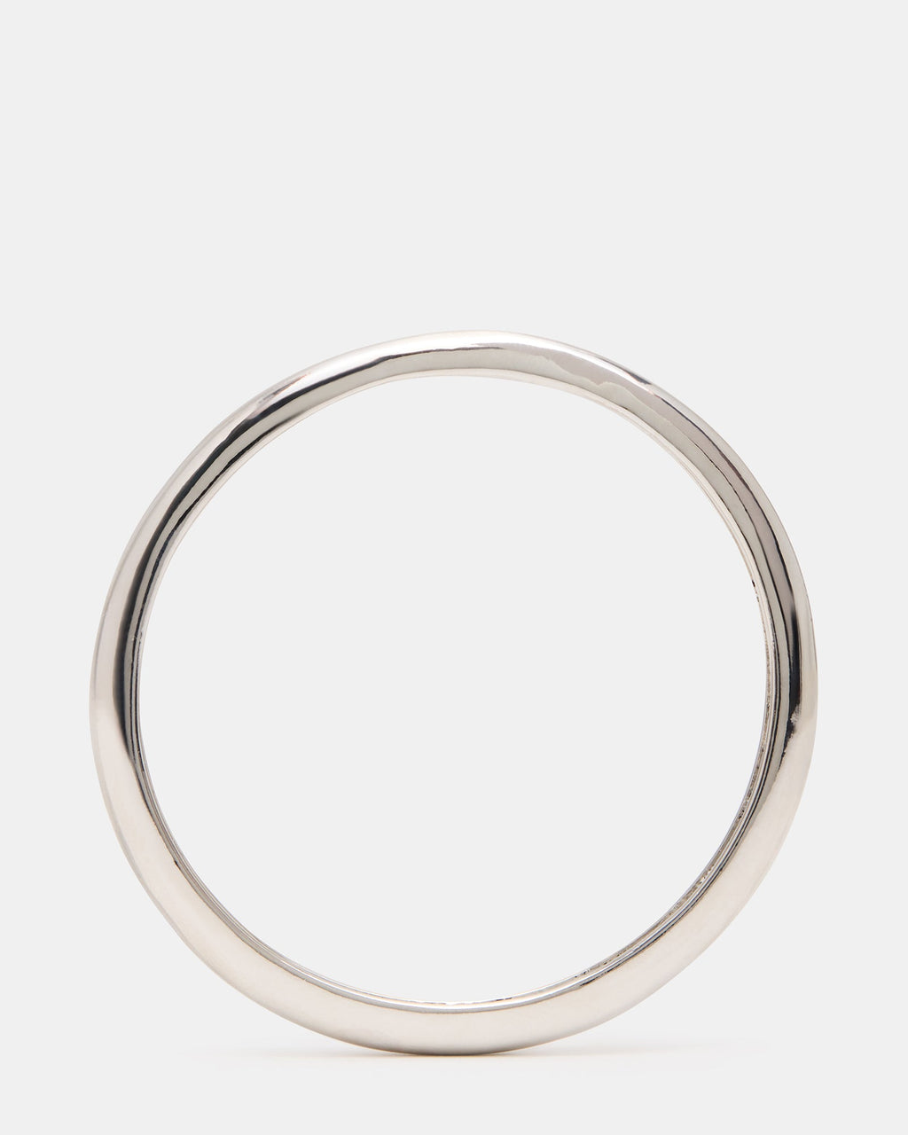 SKINNY BANGLE BAND BRACELET SILVER