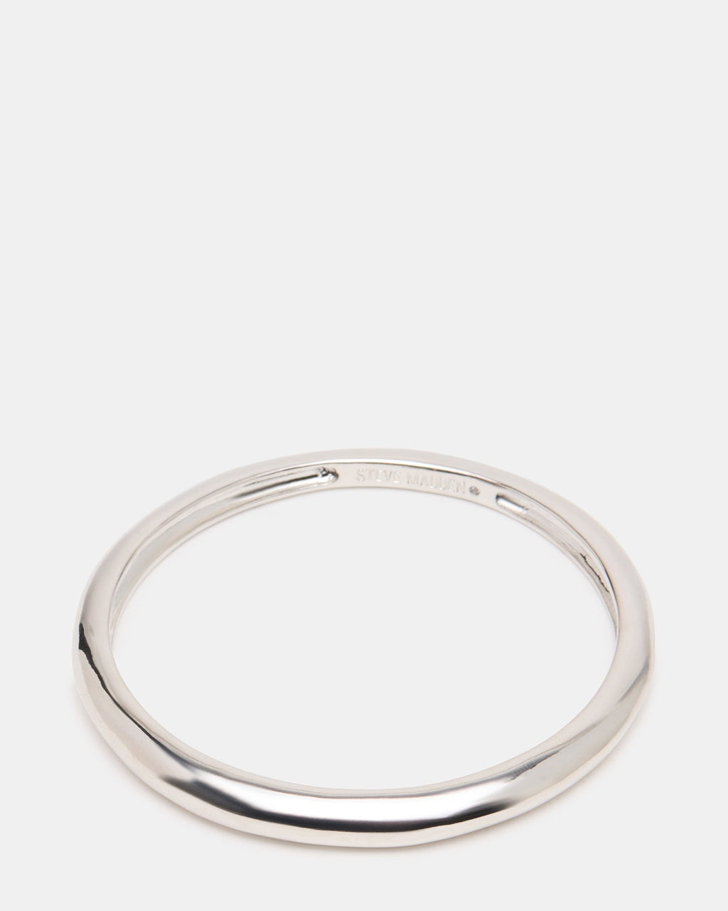 SKINNY BANGLE BAND BRACELET SILVER