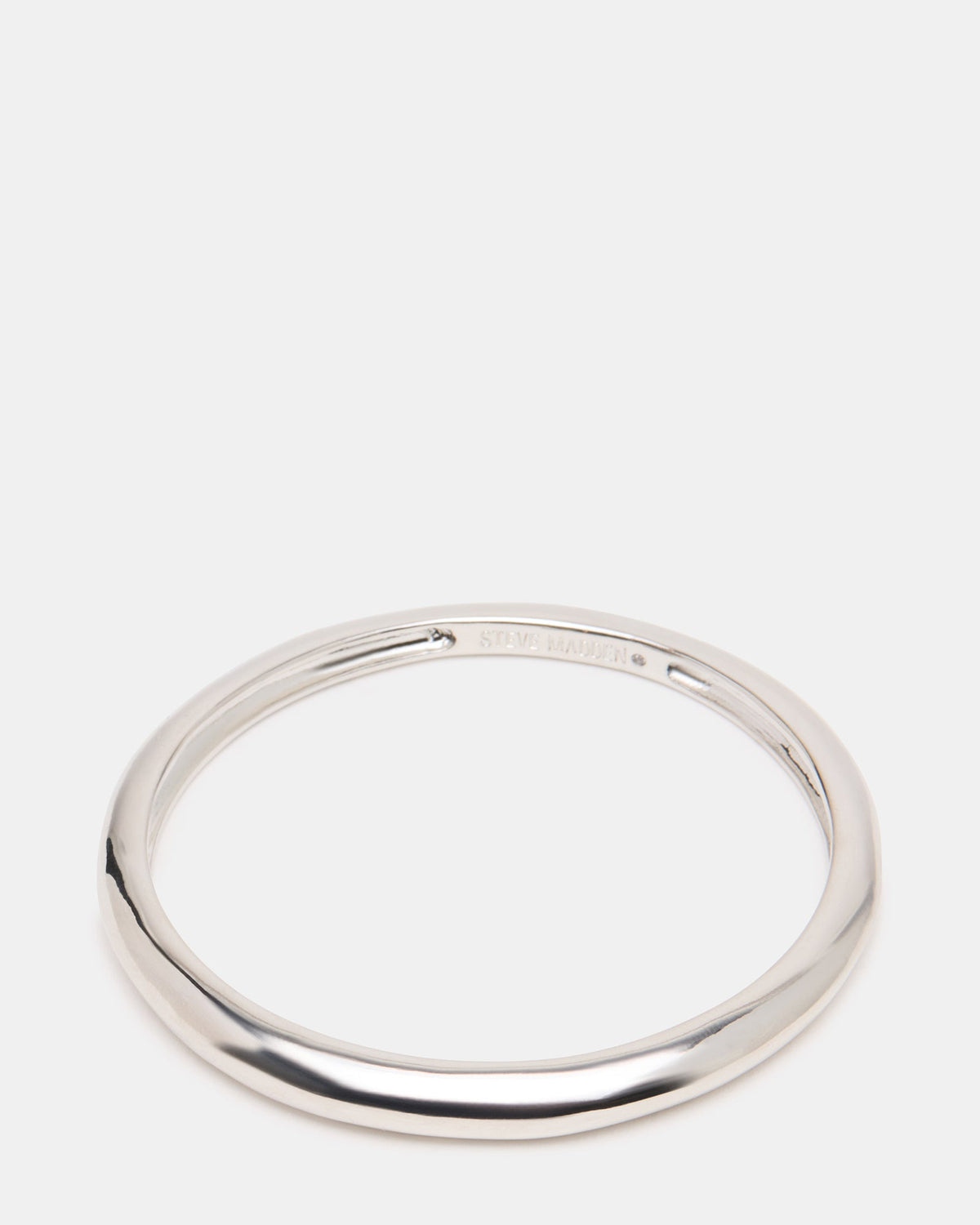 SKINNY BANGLE BAND BRACELET SILVER