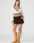 SIMONA SKIRT DARK ESPRESSO