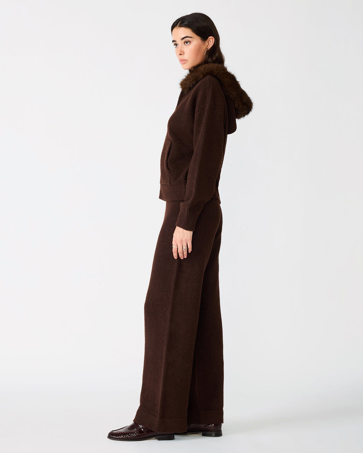 ANGELIQUE SWEATER DARK TOFFEE
