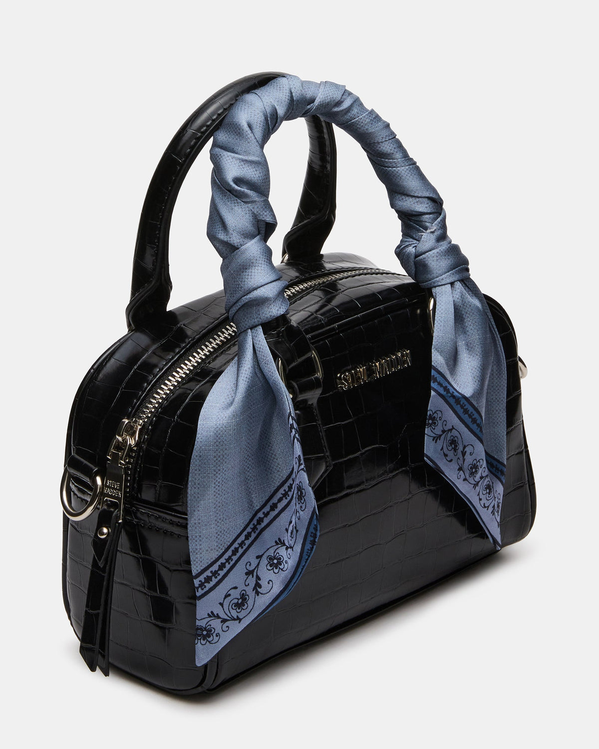 BRAYLA BAG BLACK CROCODILE