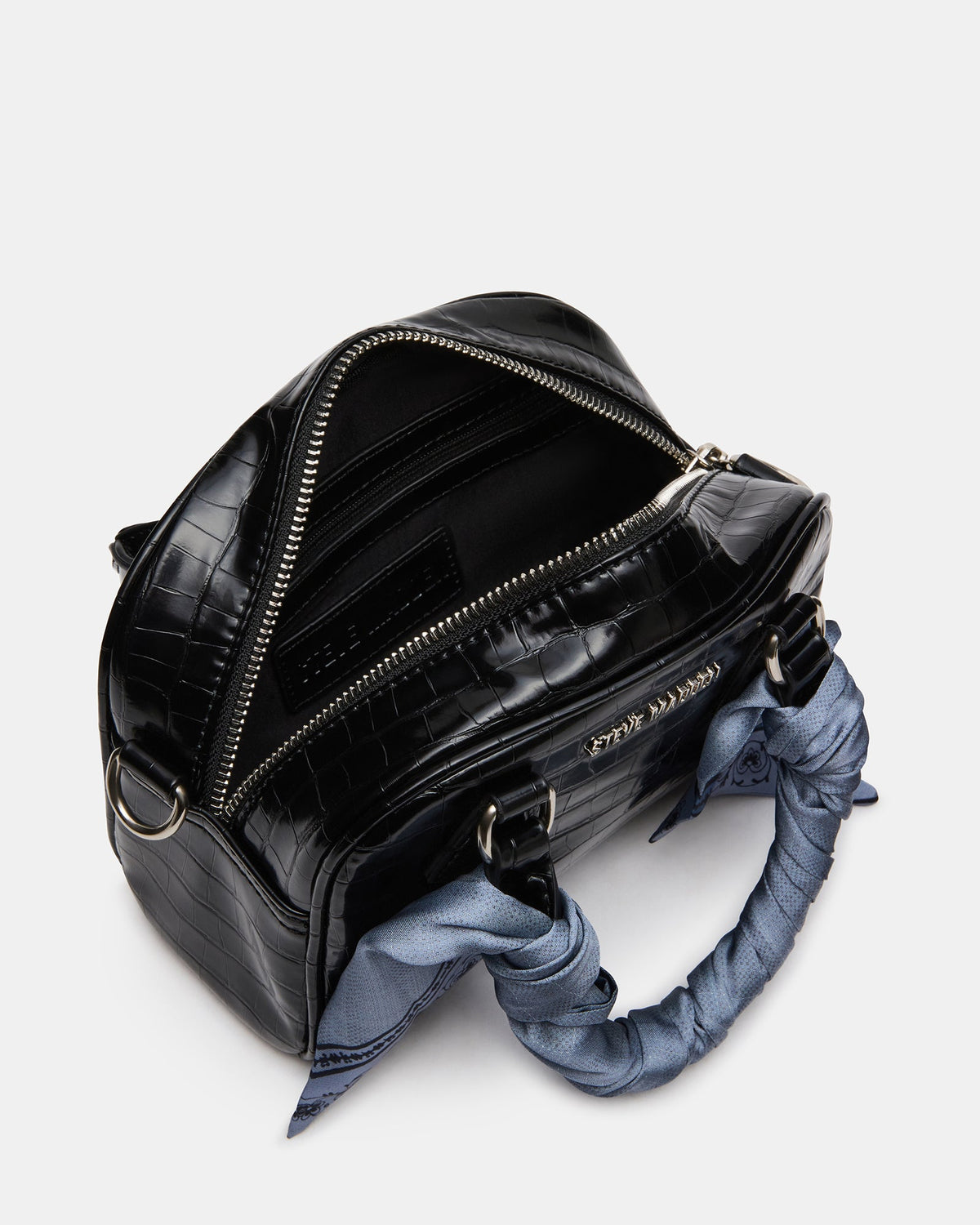 BRAYLA BAG BLACK CROCODILE