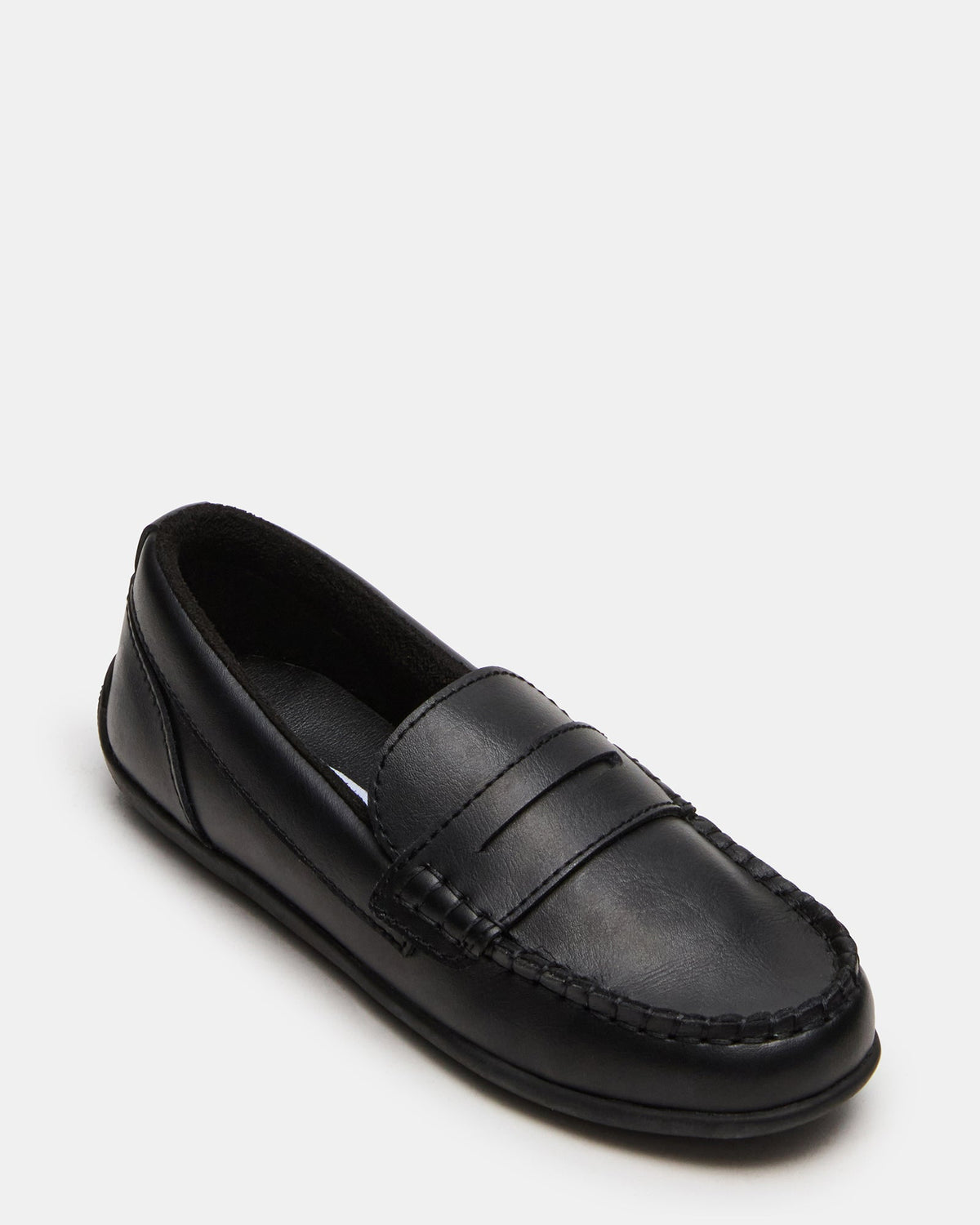 KIDS' JARED BLACK LEATHER