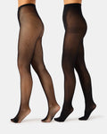 2 PACK MINI FISHNET TIGHT BLACK