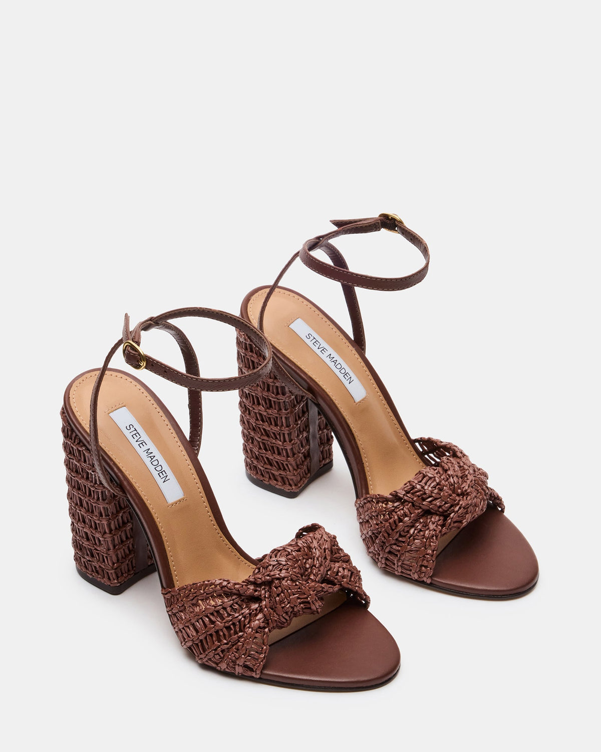 CHEYLA WOVEN BROWN RAFFIA