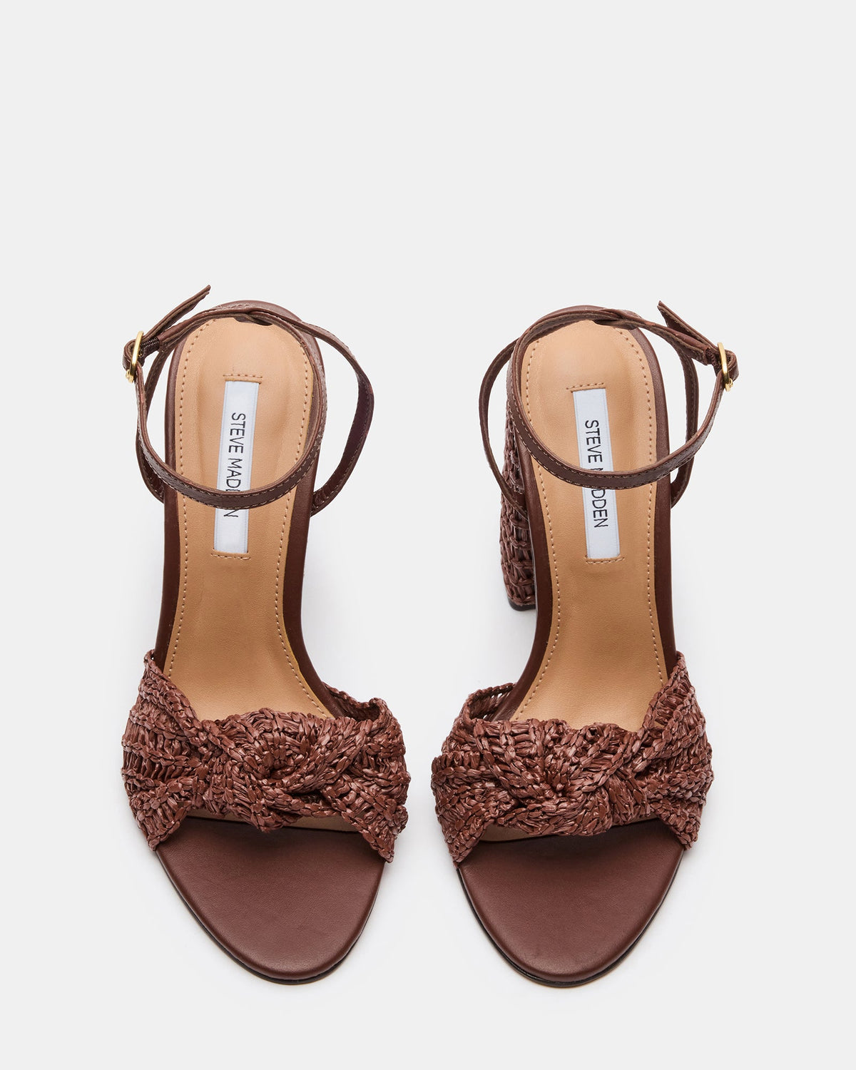 CHEYLA WOVEN BROWN RAFFIA