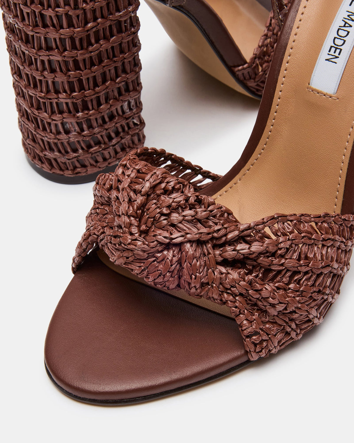 CHEYLA WOVEN BROWN RAFFIA